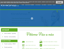 Tablet Screenshot of klinikshop.cz